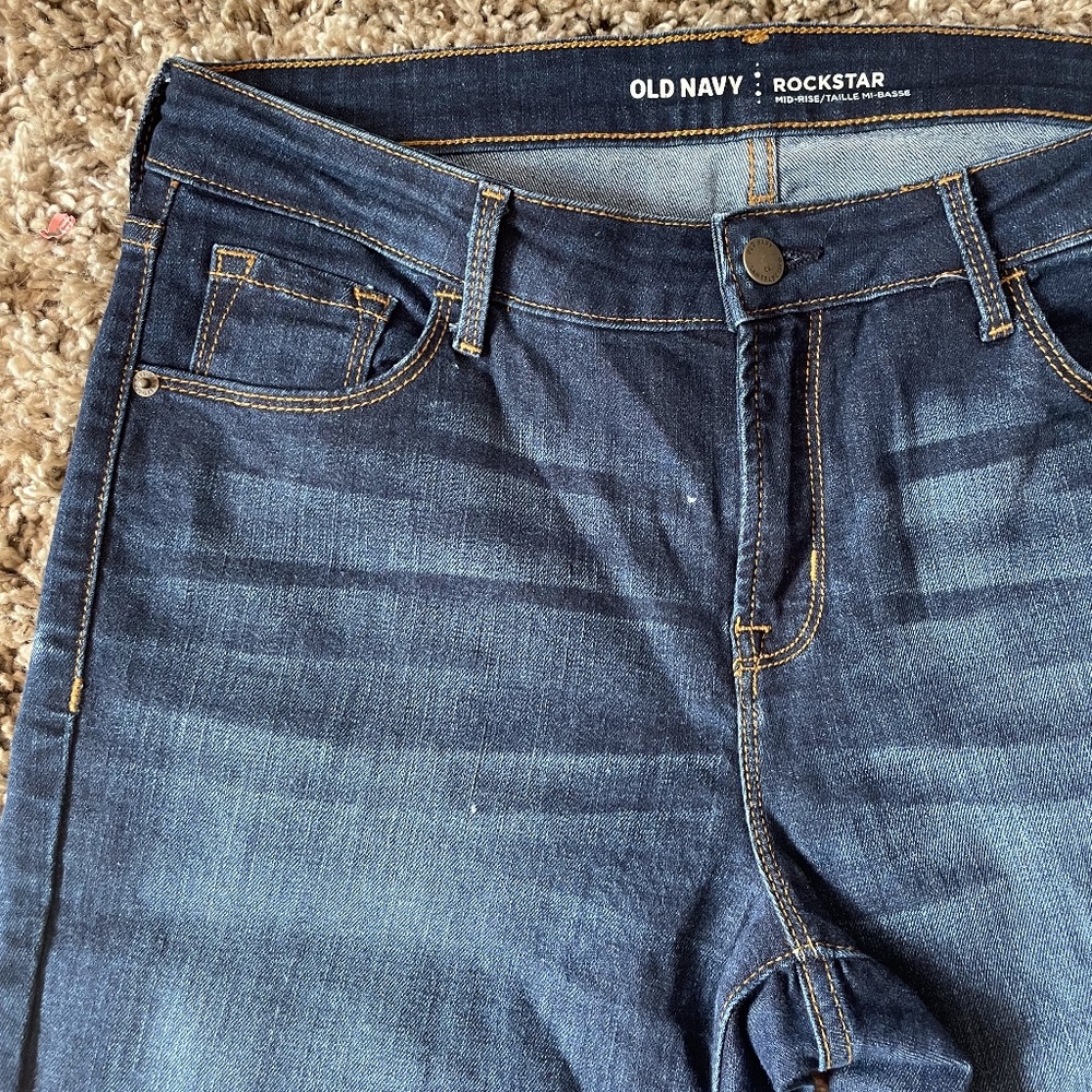 🌵Old Navy ROCKSTAR .Mid-Rise. 10 - Picture 3 of 9